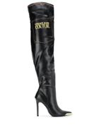 Versace Jeans Couture Over The Knee Boots - Black