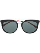 Orlebar Brown Horn Rimmed Sunglasses - Black