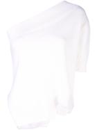 Monse Asymmetrical Knit Top - White