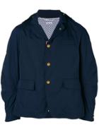 Thom Browne Articulated Hooded Sport Coat - Blue