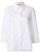 Marni Cropped Sleeve Shirt - White