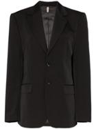 Sunflower Oversized Nylon Blazer - Black