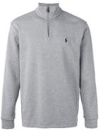 Polo Ralph Lauren - Zipped Collar Sweatshirt - Men - Cotton - Xl, Grey, Cotton