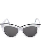 Andy Wolf Eyewear Cat-eye Sunglasses, Adult Unisex, Grey, Acetate