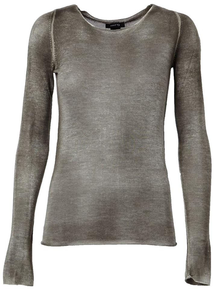 Avant Toi Fitted Sweater, Women's, Size: Medium, Green, Silk/cashmere