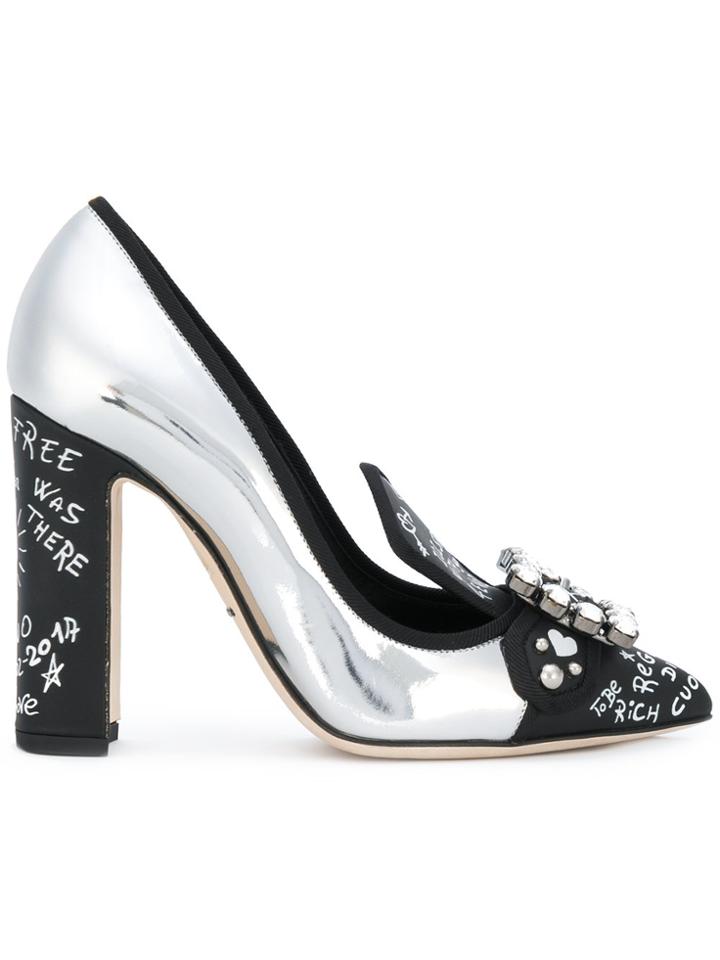 Dolce & Gabbana Bellucci Pumps - Grey