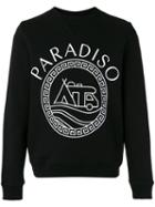 A Kind Of Guise 'paradiso' Print Sweatshirt, Men's, Size: Xl, Black, Cotton