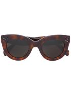 Céline Eyewear 'caty' Sunglasses - Brown