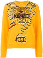 Kenzo Embroidered Tiger Sweatshirt - Yellow & Orange