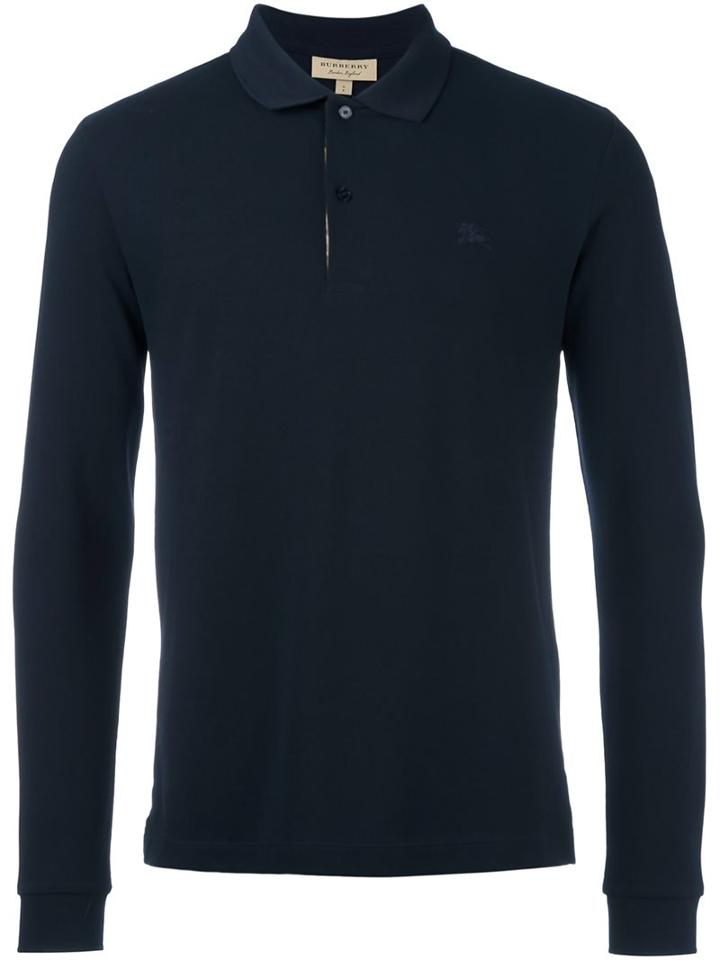 Burberry Long-sleeve Polo Shirt