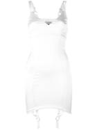Murmur - Suspenders Applique Fitted Dress - Women - Polyamide/polyester/spandex/elastane/acetate - 36, Women's, Nude/neutrals, Polyamide/polyester/spandex/elastane/acetate