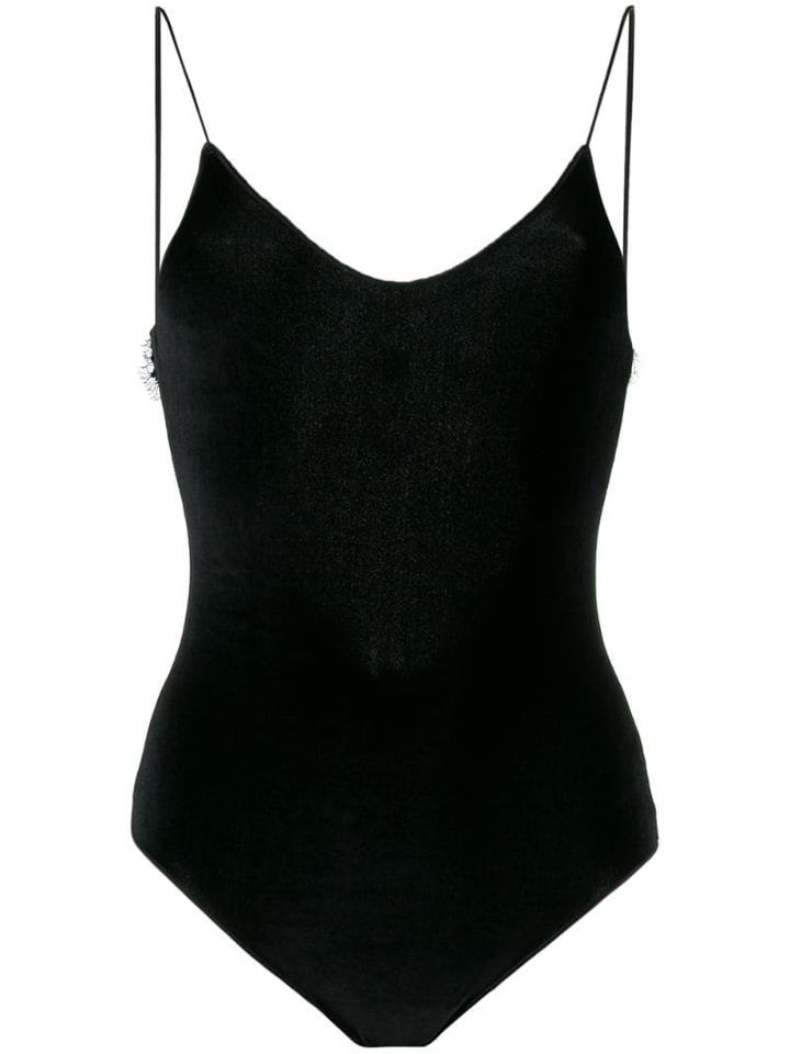 Oseree Travaille Jersey Swimsuit - Black