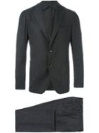 Tagliatore Patch Pocket Suit, Men's, Size: 48, Grey, Silk/cupro/virgin Wool