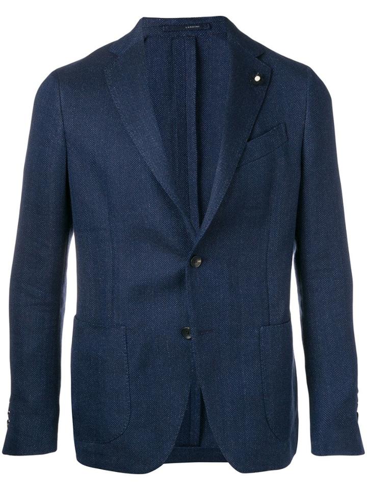 Lardini Navy Formal Blazer - Blue