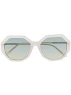 Calvin Klein Oversized Frame Sunglasses - Grey