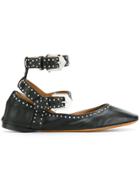 Givenchy Elegant Stud Ballerinas - Black