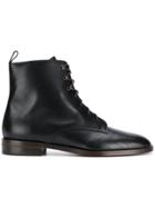 Michel Vivien Glasgow Lace-up Boots - Black