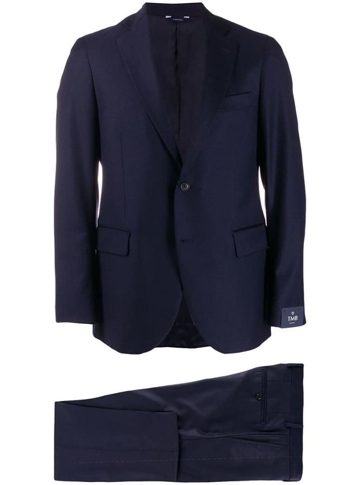 Tombolini Slim Two-piece Suit - Blue