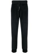 Roberto Cavalli Logo Stripe Track Trousers - Black