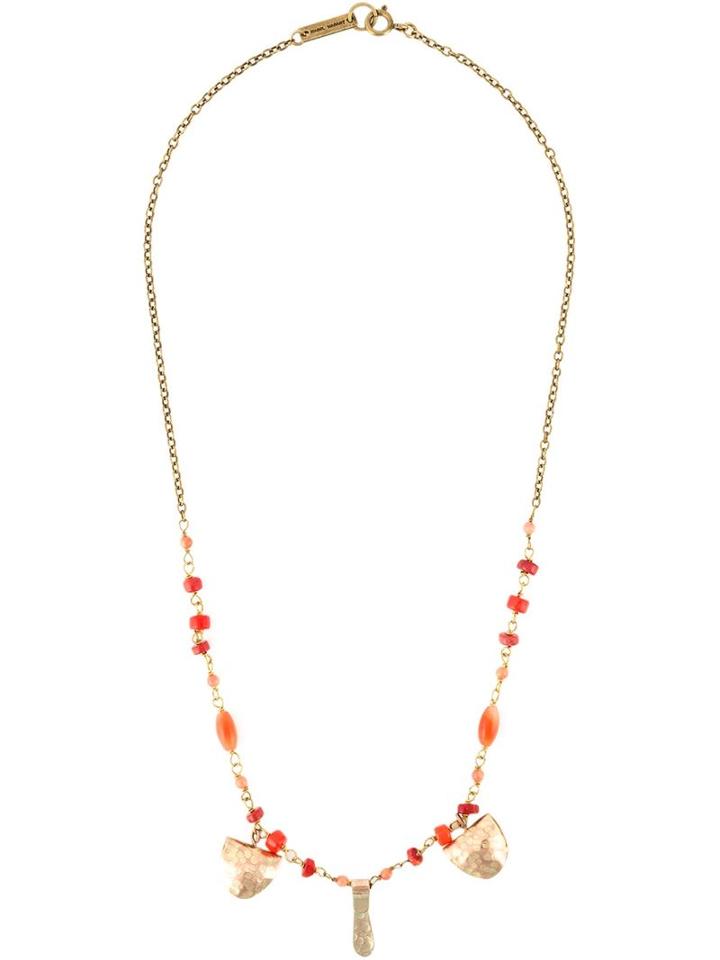 Isabel Marant Beaded Charm Necklace
