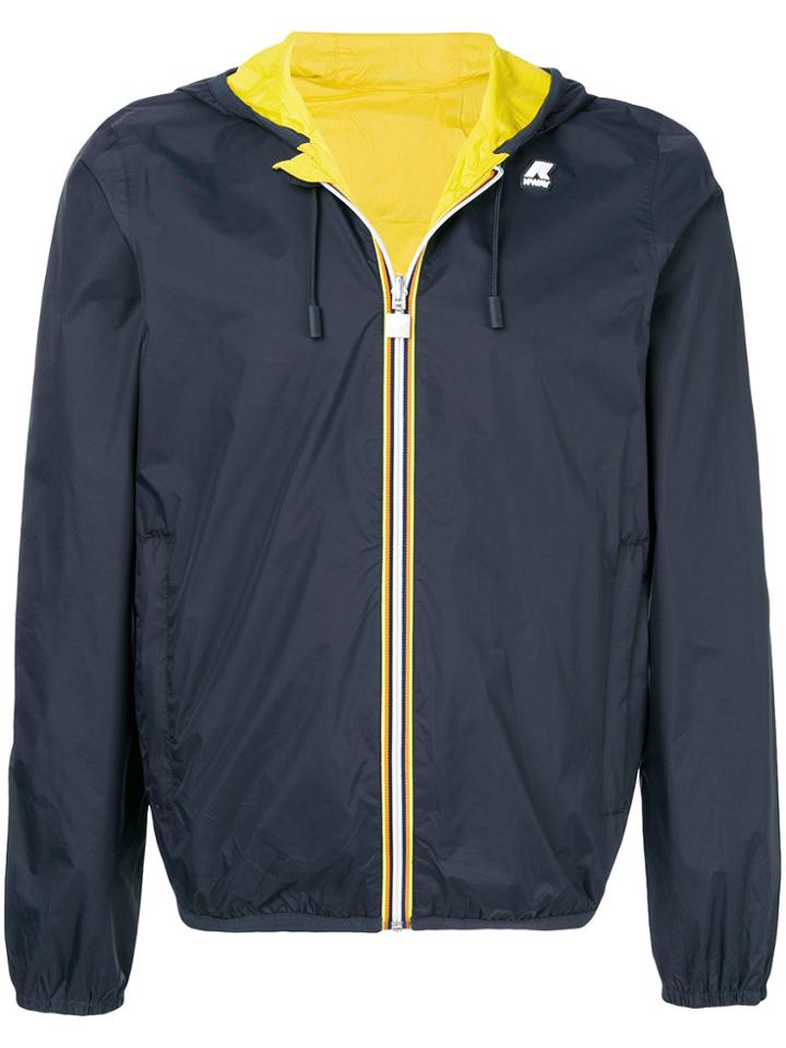 K-way Contrast-trim Windbreaker - Blue