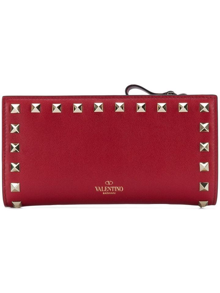 Valentino Valentino Garavani Long Rockstud Wallet - Red