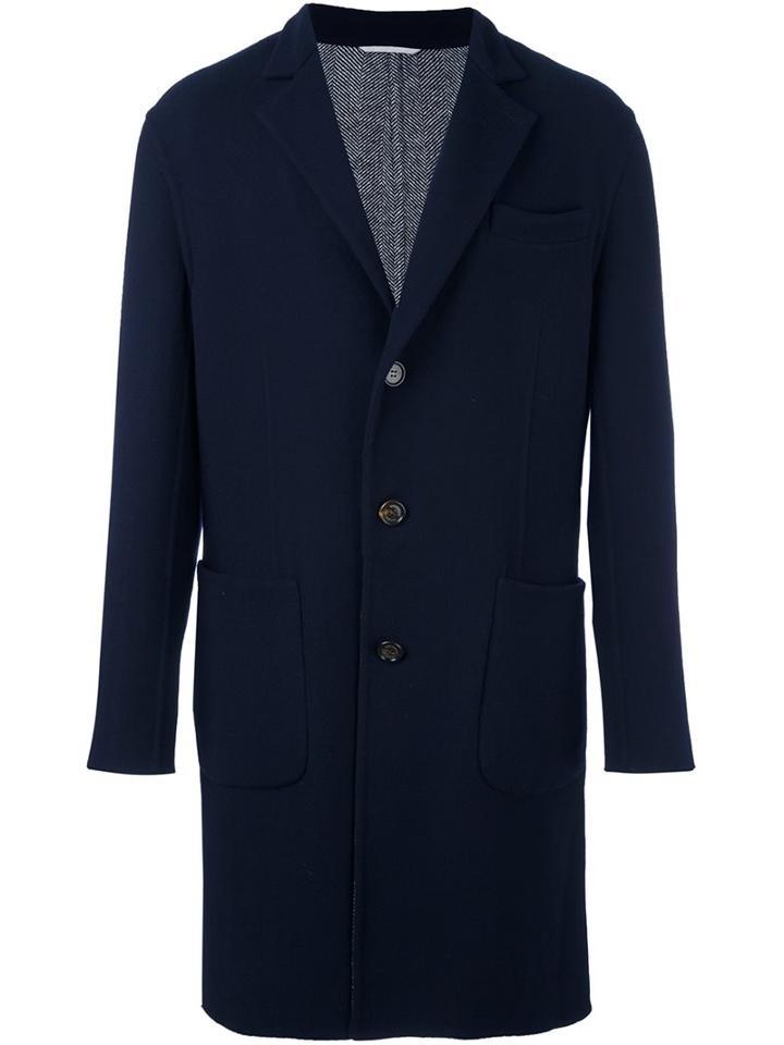 Brunello Cucinelli Single-breasted Notched Lapel Coat
