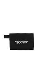Off-white Socks Pouch - Black