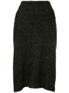 Yohji Yamamoto Vintage Mid-length Skirt - Black