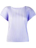 Pleats Please By Issey Miyake Pleated T-shirt - Purple