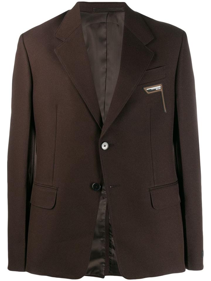 Prada Two Button Blazer - Brown