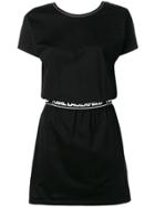Karl Lagerfeld Logo Waistband T-shirt Dress - Black