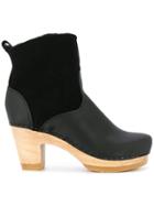 No.6 Mid-heel Ankle Boots - Black