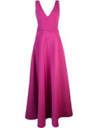 Nha Khanh V-neck Gown - Pink