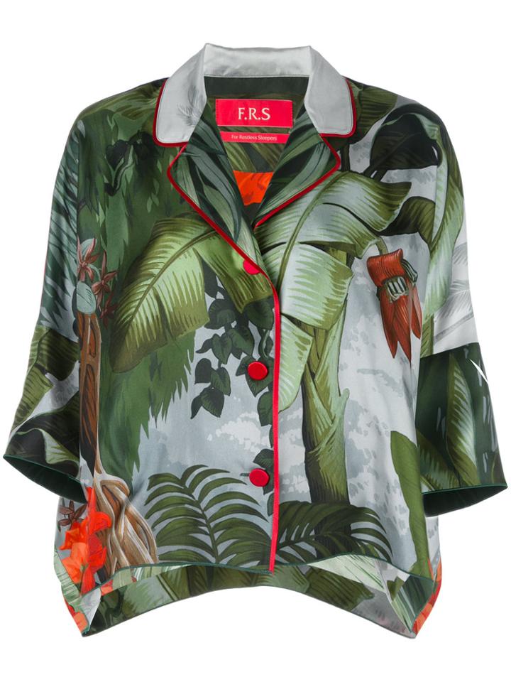 F.r.s For Restless Sleepers Gea Pyjama Shirt - Green