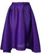 Pleated Draped Skirt - Women - Polyester - 3, Pink/purple, Polyester, Pleats Please By Issey Miyake