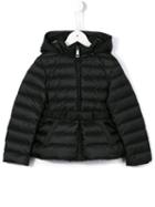 Burberry Kids Bow Detail Puffer Jacket, Girl's, Size: 12 Yrs, Black