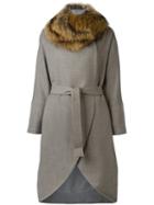 Eleventy Wrapped Petal Skirt Coat