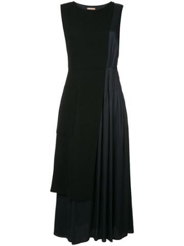 Nehera Nehera Bi-material Dress - Black