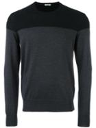 Paolo Pecora Crew Neck Jumper, Men's, Size: Xl, Grey, Virgin Wool