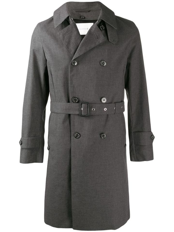 Mackintosh Monkton Teal Grey Raintec Cotton Trench Coat Gm-1006fd