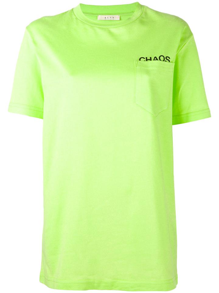 Alyx - Printed Pocket T-shirt - Women - Cotton - M, Women's, Green, Cotton