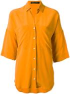 Andrea Marques Silk Shirt, Women's, Size: 36, Yellow/orange, Silk
