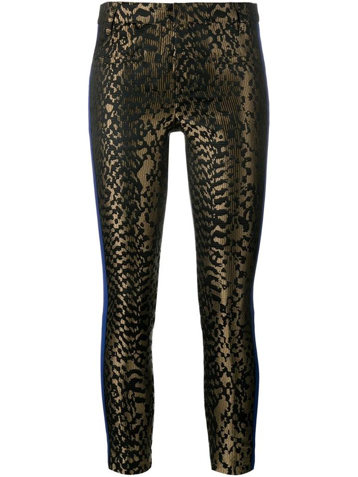 Haider Ackermann Front Animal Printed Trouserrs