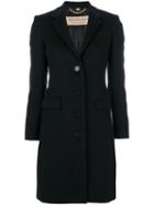 Burberry - Sidlesham Coat - Women - Acetate/viscose/cashmere/wool - 8, Black, Acetate/viscose/cashmere/wool