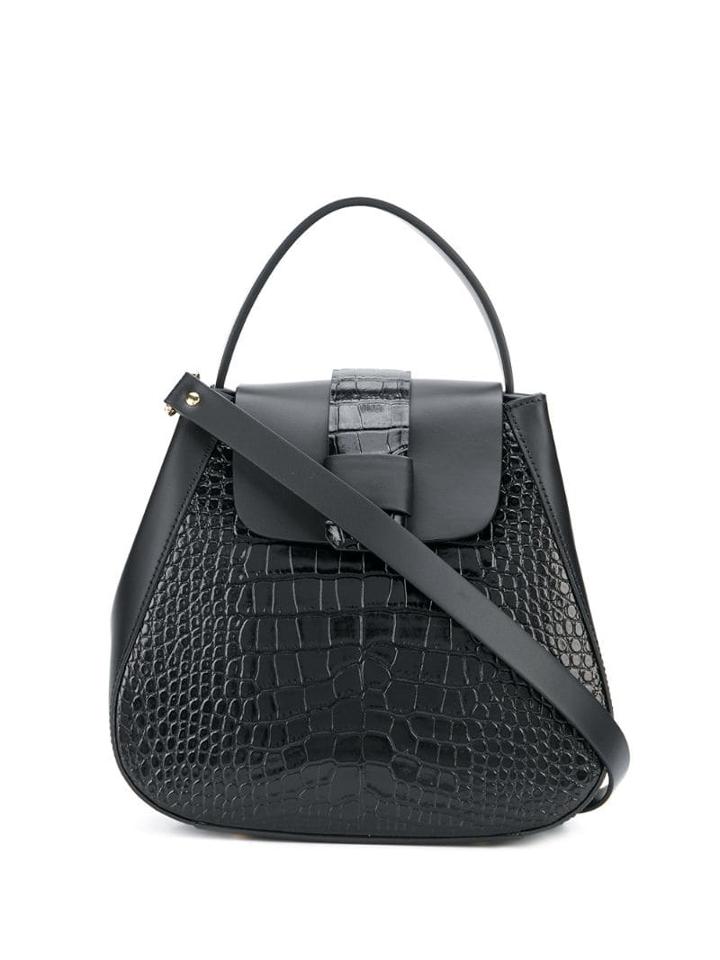 Nico Giani Embossed Myria Tote Bag - Black