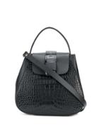 Nico Giani Embossed Myria Tote Bag - Black