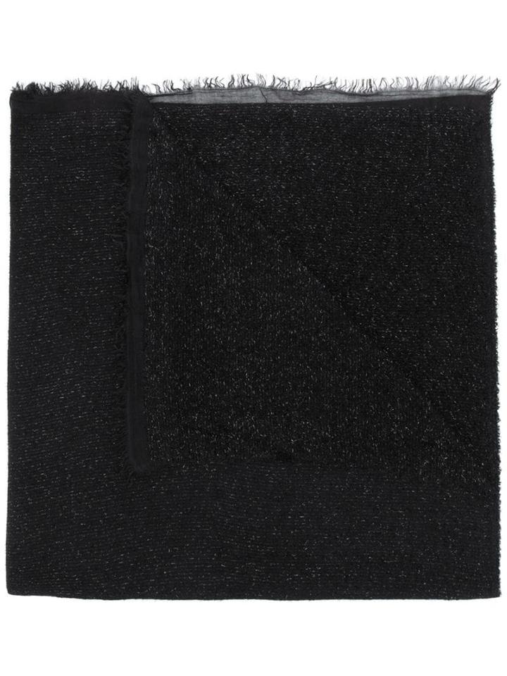 Faliero Sarti Frayed Cindy Scarf - Black