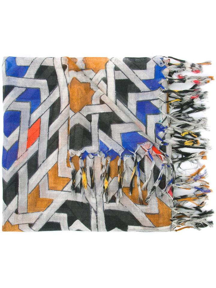 Barbara Bui - Printed Scarf - Women - Silk/cashmere - One Size, Silk/cashmere