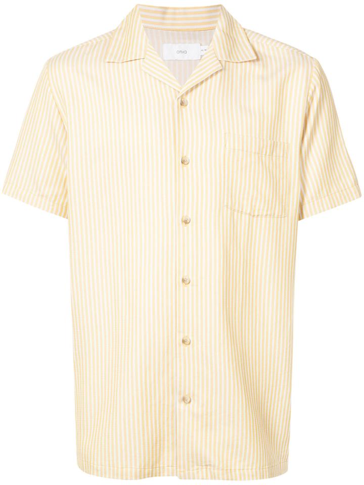 Onia Striped Shirt - Yellow & Orange